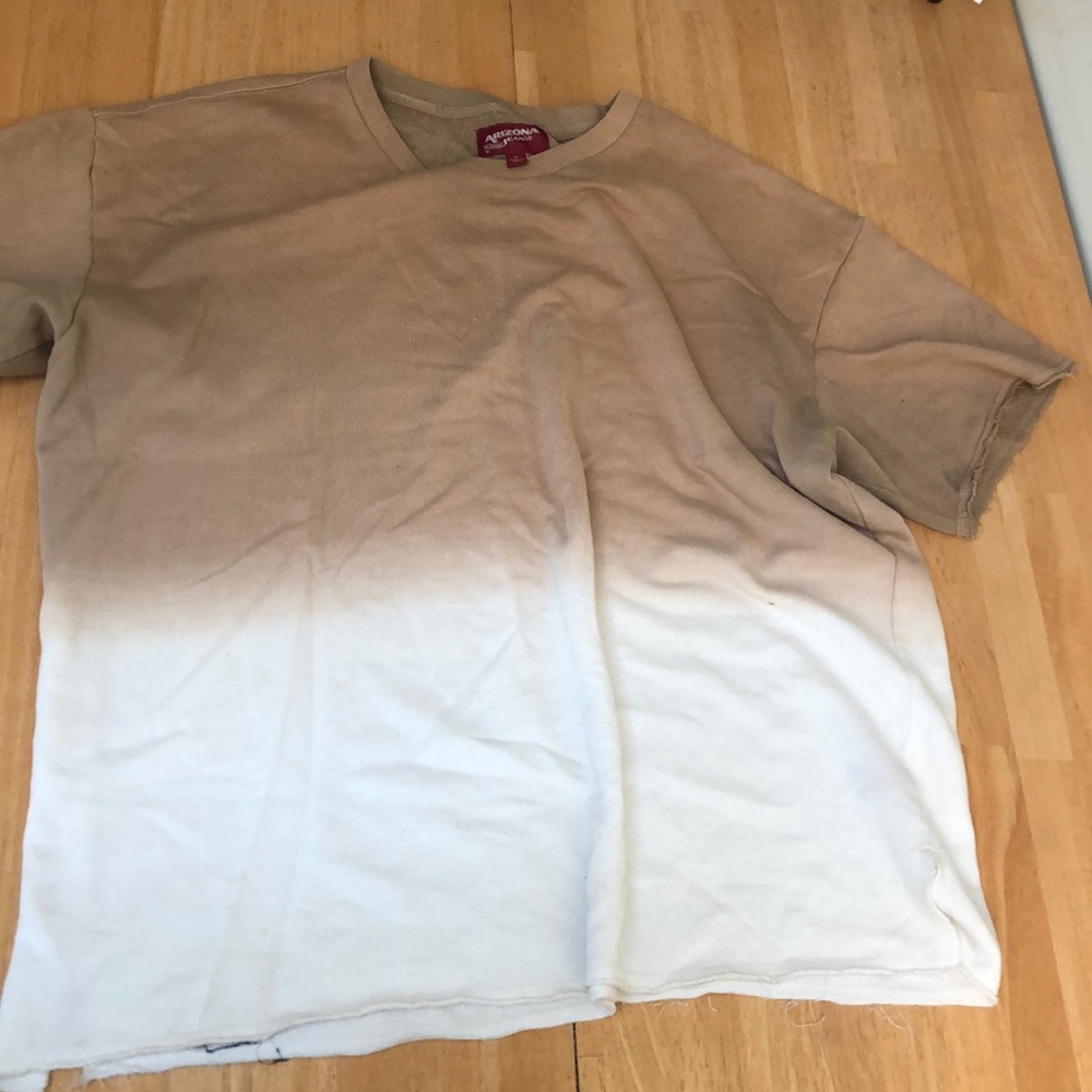 Arizona Jean Co. Gradient Tee brown to white